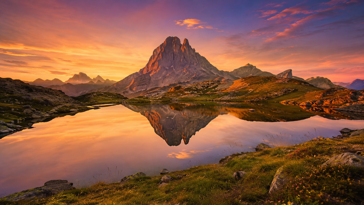 lac-ayous-coucher-soleil
